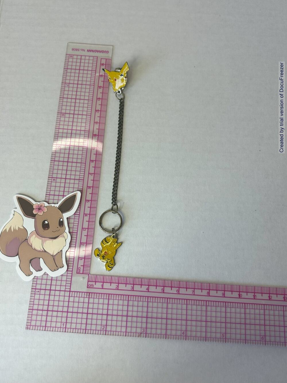 Pokemon Clip Keychain Pikachu & Elekid Electric Type Clip Chain